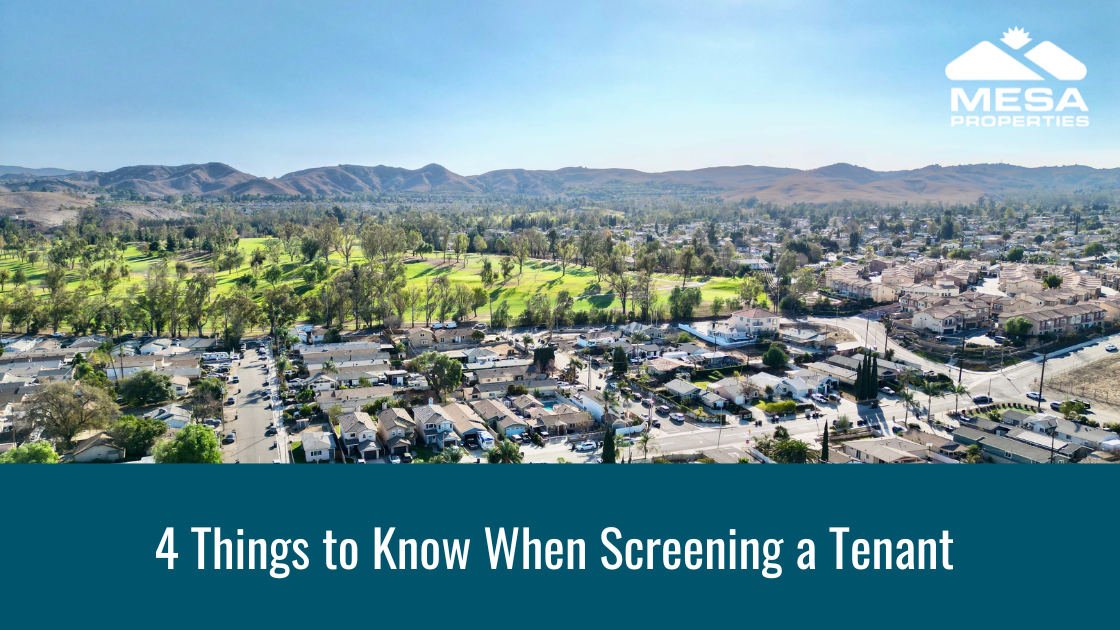 4 Things To Know When Screening a Tenant